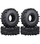 HobbyPark RC 1.9 Mud Slingers Tires 4.7inch 120mm Height for RC4WD Axial SCX10 TRX4 Redcat Gen 8 ...