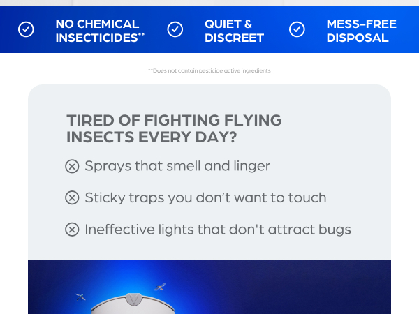 chemical free quiet and discreet mess free