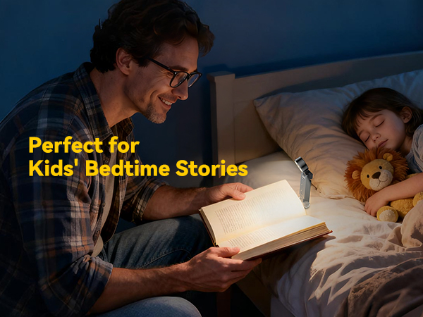 rechargeable book light Perfect for Kids&amp;amp;#39; Bedtime Stories