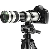 EF/EF-S 420-800mm F8.3 Telephoto Zoom Lens(MF) for Canon EOS Rebel T8i/T7i/T7/T6i/T5/T3i/T2i/XSi/...