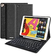 iPad Keyboard Case for 10.2" 9th/8th/7th Generation 2021/2020/2019, Detachable Wireless BT Keyboa...