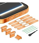USB C Dust Plug, 4 Pack Aluminum USB C Port Cover, Type C Charging Port Cover with Speaker Dust C...