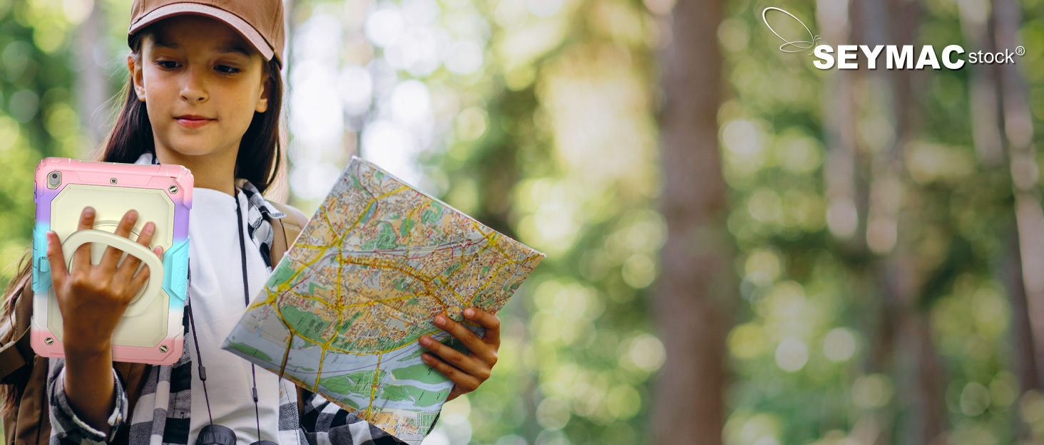 SEYMAC stock Shockproof Hand Strap Case for Tablet