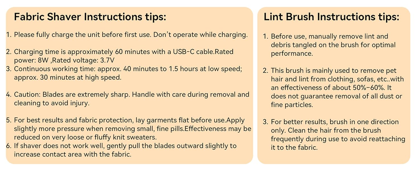lint shaver tips