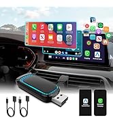 Wireless Carplay Adapter and Android Auto Wireless Adapter,2024 Newest Carplay Wireless Adapter w...