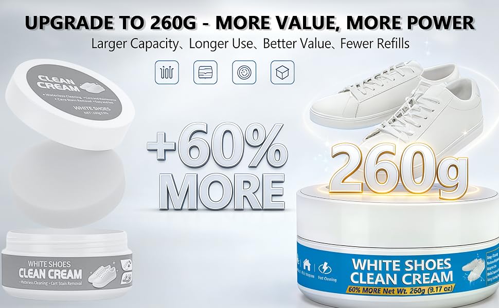 White Shoes Clean Cream