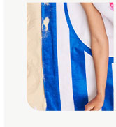 Utopia Towels 4 Pack Cabana Stripe Beach Towel, 30 by 60 Inches, Oversized 100% Ringspun Cotton P...