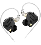 KZ ZS12 PRO X in Ear Monitor Headphones, Wired Gaming Earbuds 1DD+5BA Hybrid Driver IEM Earphone ...
