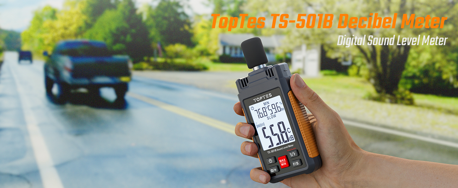 Decibel Meter, sound level meter, TopTes TS-501B