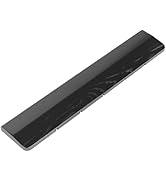 Faluber Wooden Wrist Rest Black Lacquered, 17.3-inch Length and 20mm Thickness for Fullsize Keybo...