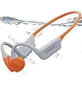 Bone Conduction Headphones Waterproof, Adjustable Ear Hooks, 32G Memory for 8000 Songs, IP68 Wate...