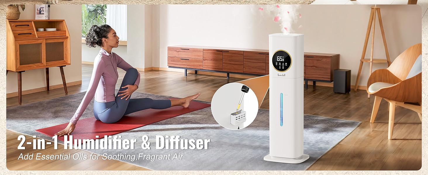 lacidoll Humidifiers for Large Room Home whole house