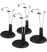 Toddmomy Black Doll Stands 4Pcs Doll Display Stand Doll Bracket Doll Support Stand Bear Stand Des...