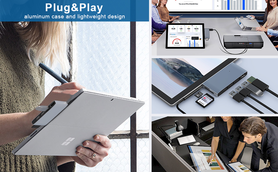 surface pro 5 hub