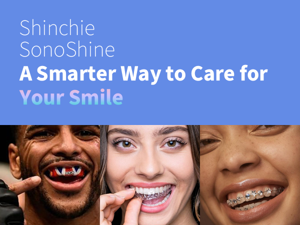 Shinchie SonoShine dental retainer aligner denture cleaner