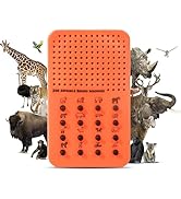 Zoo Animal Noisemaker with 16 Sounds, Roars, Growls, Hisses, Screeches and Noises, Portable Jungl...
