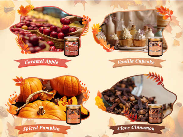 fall candles set
