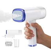 Portable Travel Steamer for Clothes - Handheld Foldable Clothing Steamer Iron Removes All Fabrics...