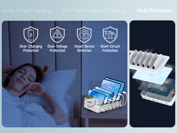 multiple usb charging station