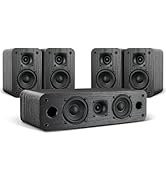 Saiyin 5.0 Home Theater System, 230w Peak Power HiFi Surround Sound Speakers with Stereo Surround...