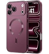 Amzfield Magnetic for iPhone 17 Pro Max Case [Compatible with Magsafe] [Full Camera Protection] C...