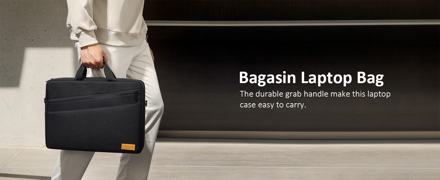 black laptop bag