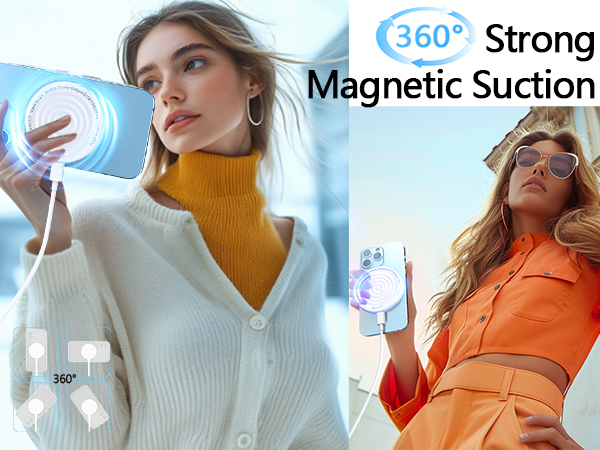 360° Strong Magnetic Suction