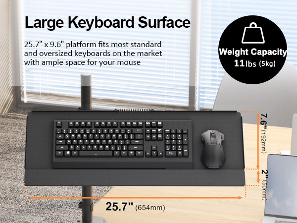 Large Keyboard Surface