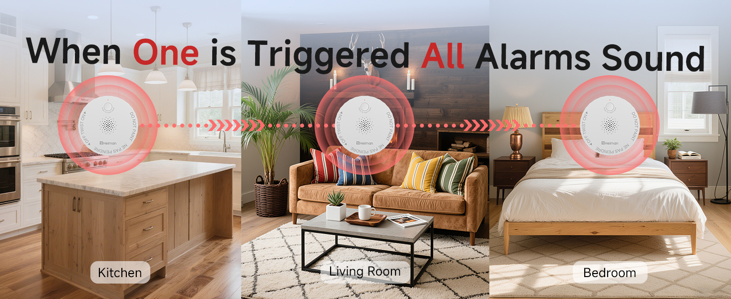 interlinked smoke alarm