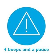 4 beeps and a pause