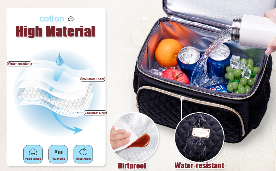 lunch box for women loncheras para mujer insulated backpack lunchbox dual compartment lunch bag