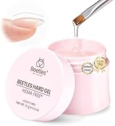 Beetles HEMA-Free Hard Gel Set-Dewy Breeze 0.5 oz Mini Size 9 in 1 Nail Extension Sculpting Insta...