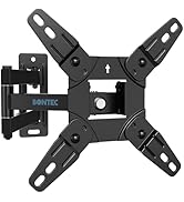 Black 'BONTEC' full-motion TV wall mount bracket with articulating arm and adjustable mounting plate. Features four-point attachment system with elongated mounting slots.