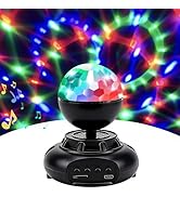 DJ Lighting, Disco Ball Light Projection Effects, Dance Lights, Strobe Lights, Suitable for Party...