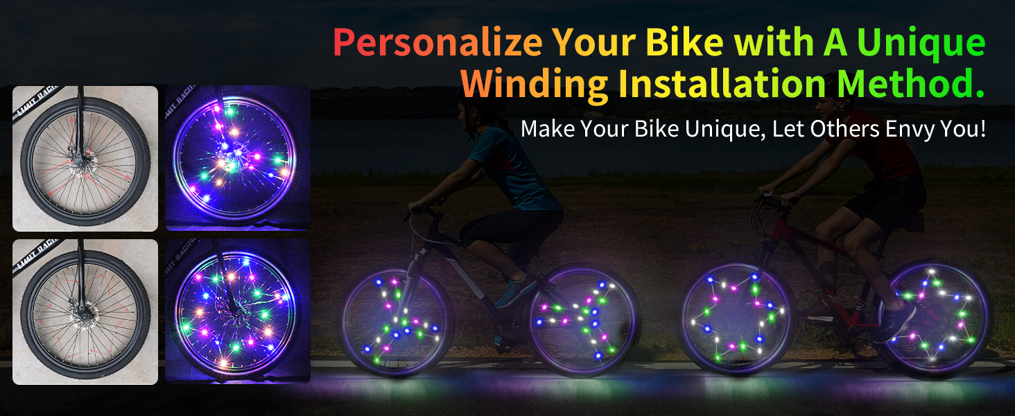 Make Your Bike Unique with this Bike Spoke Lights, Attract Attention Everywhere You Go!