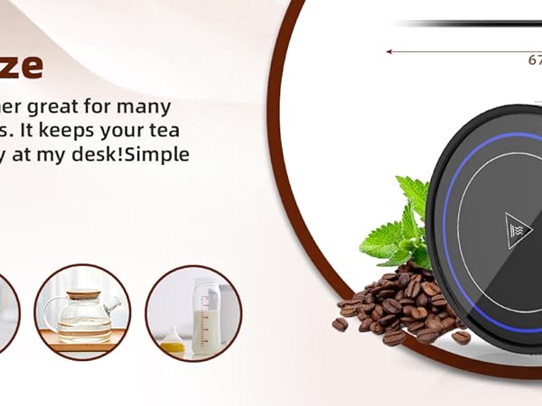 coffee cup warmer with mug