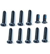 ZAHARA 11PCS Black Bottom Case Base Cover Screws Replacement for ASUS TUF Gaming FA706 FX706/ FA7...