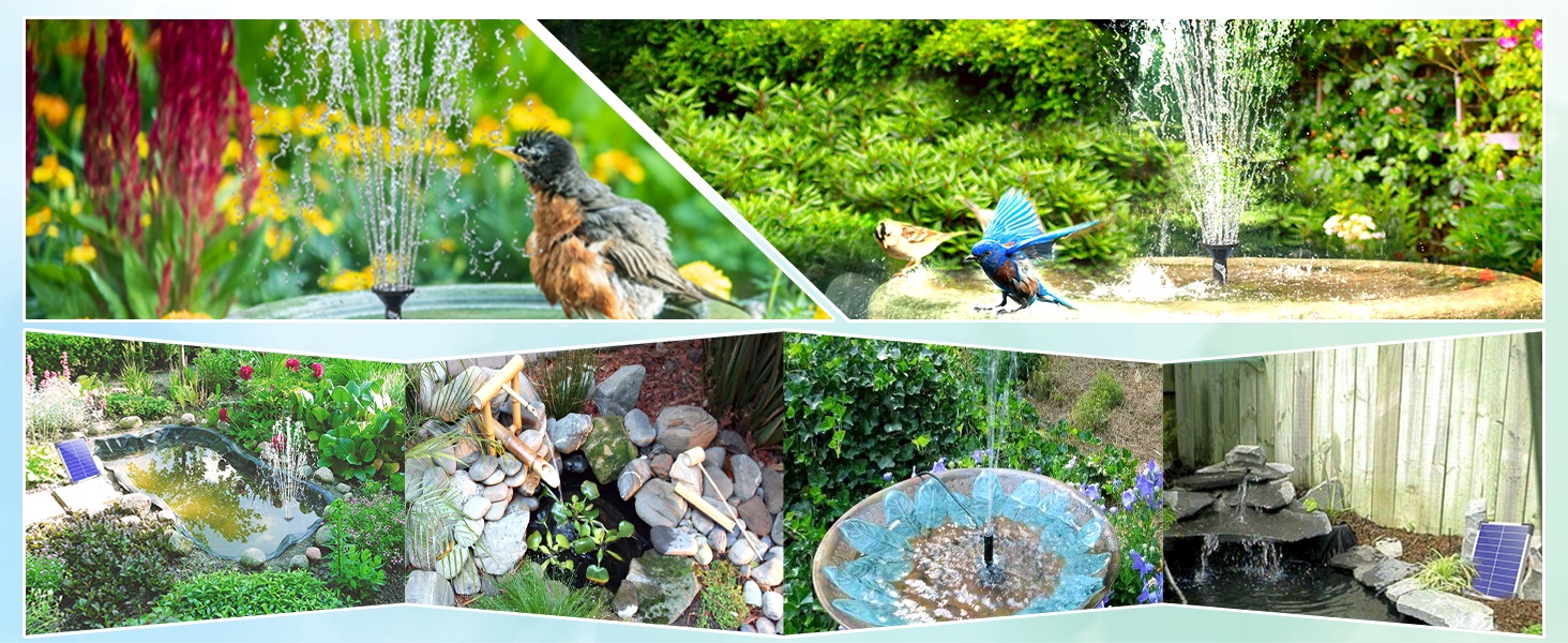 2,5W solar fountain A+61