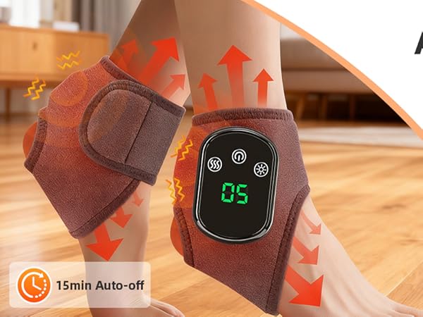 Foot and Ankle Massager with Heat