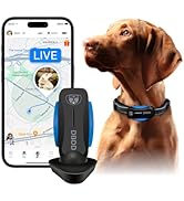 DBDD Dog GPS Tracker, Smart Waterproof Tracker with Real-Time Location, Escape Alerts, Activity M...