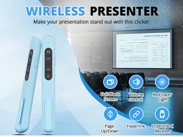 wireless presentation clicker
