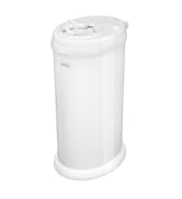 Ubbi steel diaper pail, white