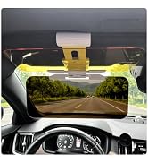 Sun Visor Extender for Car,2 in 1 for Day and Night Anti-Glare | Polarized Visor Extender Attachm...