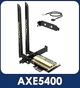 WAVLINK PCIe WiFi 6E WiFi Card, 2025 Tri-Band AX5400 Wireless Network Card with Bluetooth 5.3, AX...