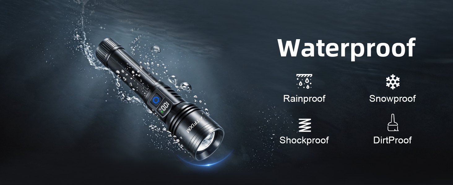 Rechargeable Flashlights High Lumens-5