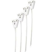 SinLoon T8 LED Lamp Connecting Wire T8 Fluorescent LED Light Lamp Base Holder Socket Bracket Clip...