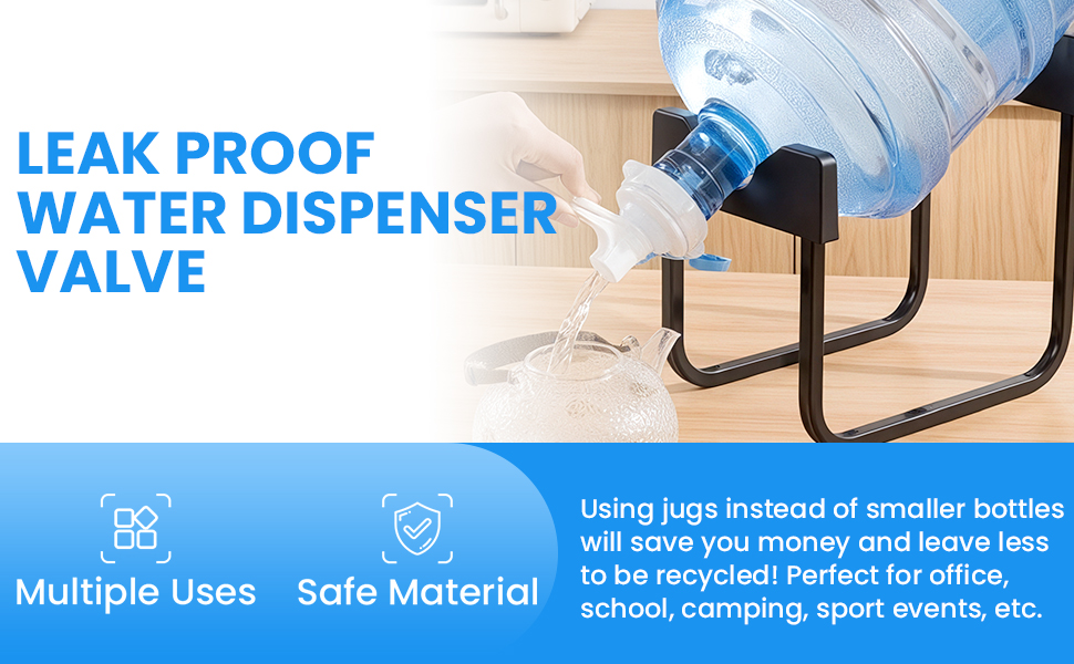 Crown Top Water Valve Dispenser