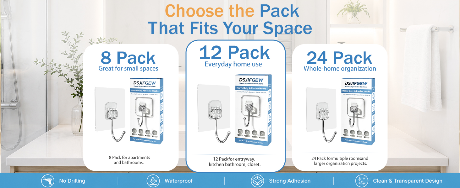 Choose the Pack That Fits Your Space