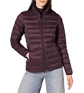 Essentials Women's Lightweight Long-Sleeve Water-Resistant Packable Puffer Jacket (Availab...