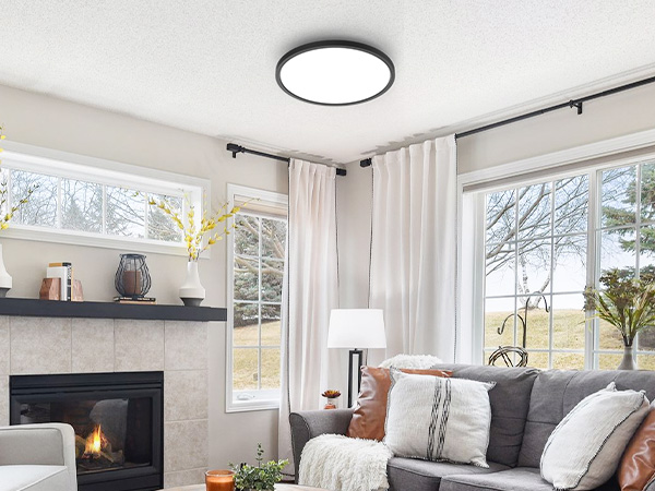 led light fixtures ceiling mount